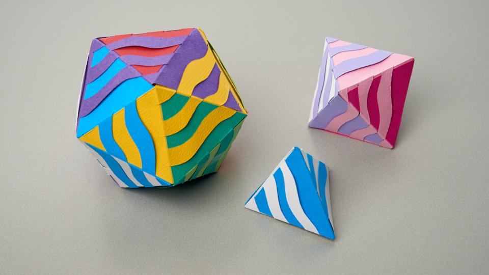 Plaited-platonic-solids
